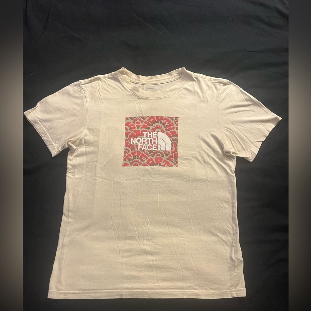 The North Face cream tee- S
